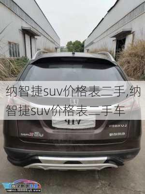 纳智捷suv价格表二手,纳智捷suv价格表二手车