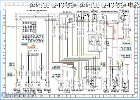 奔驰CLK240敞篷,奔驰CLK240敞篷电路