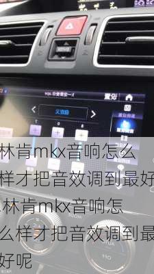 林肯mkx音响怎么样才把音效调到最好,林肯mkx音响怎么样才把音效调到最好呢