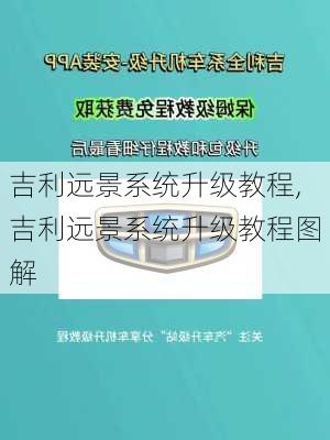 吉利远景系统升级教程,吉利远景系统升级教程图解